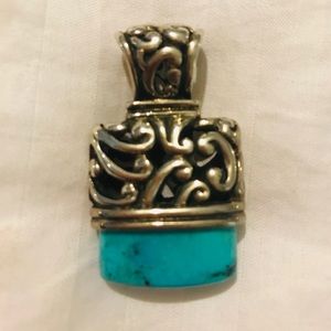 Sterling Silver + Turquoise Necklace Pendant